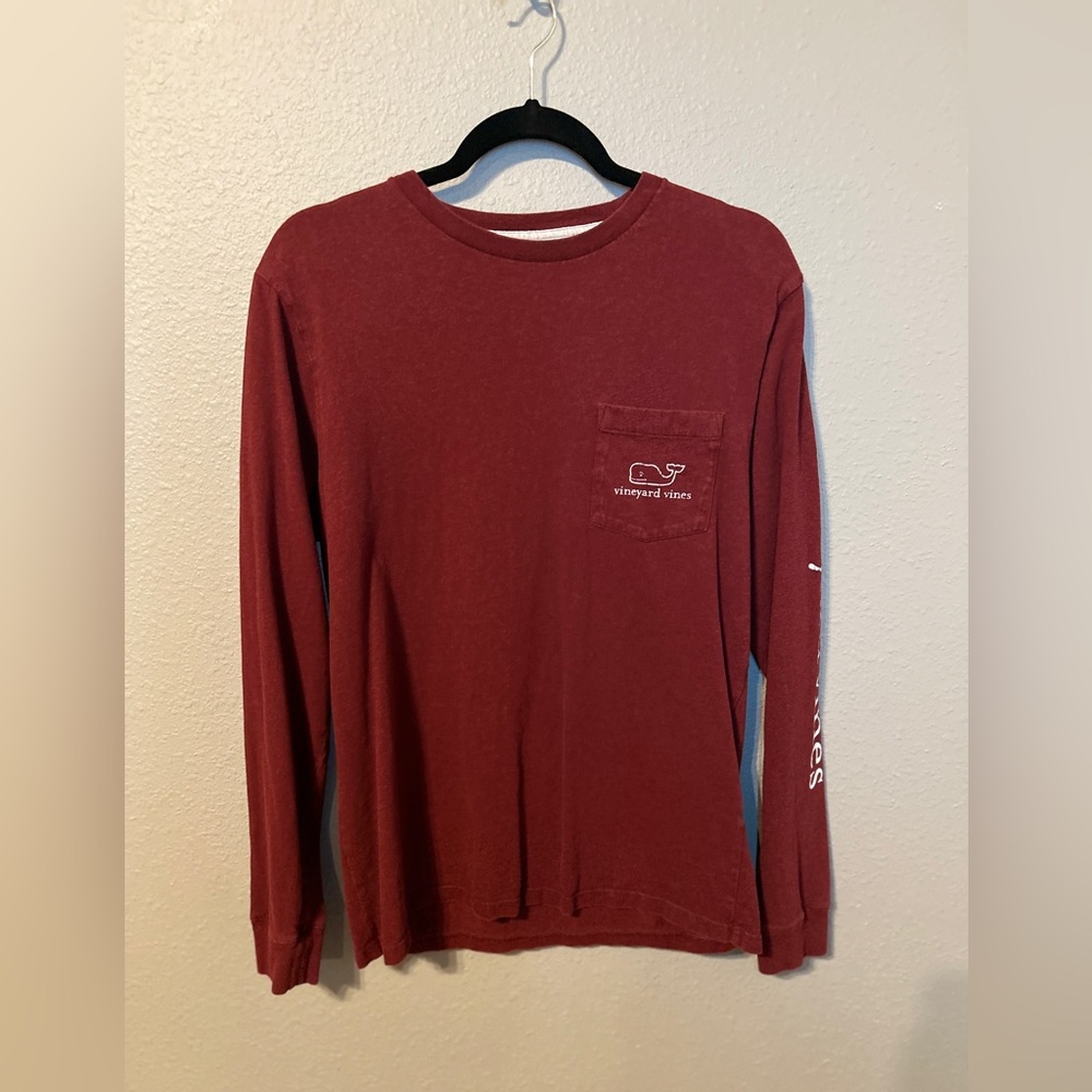 Vintage Whale Long-Sleeve Pocket Tee
